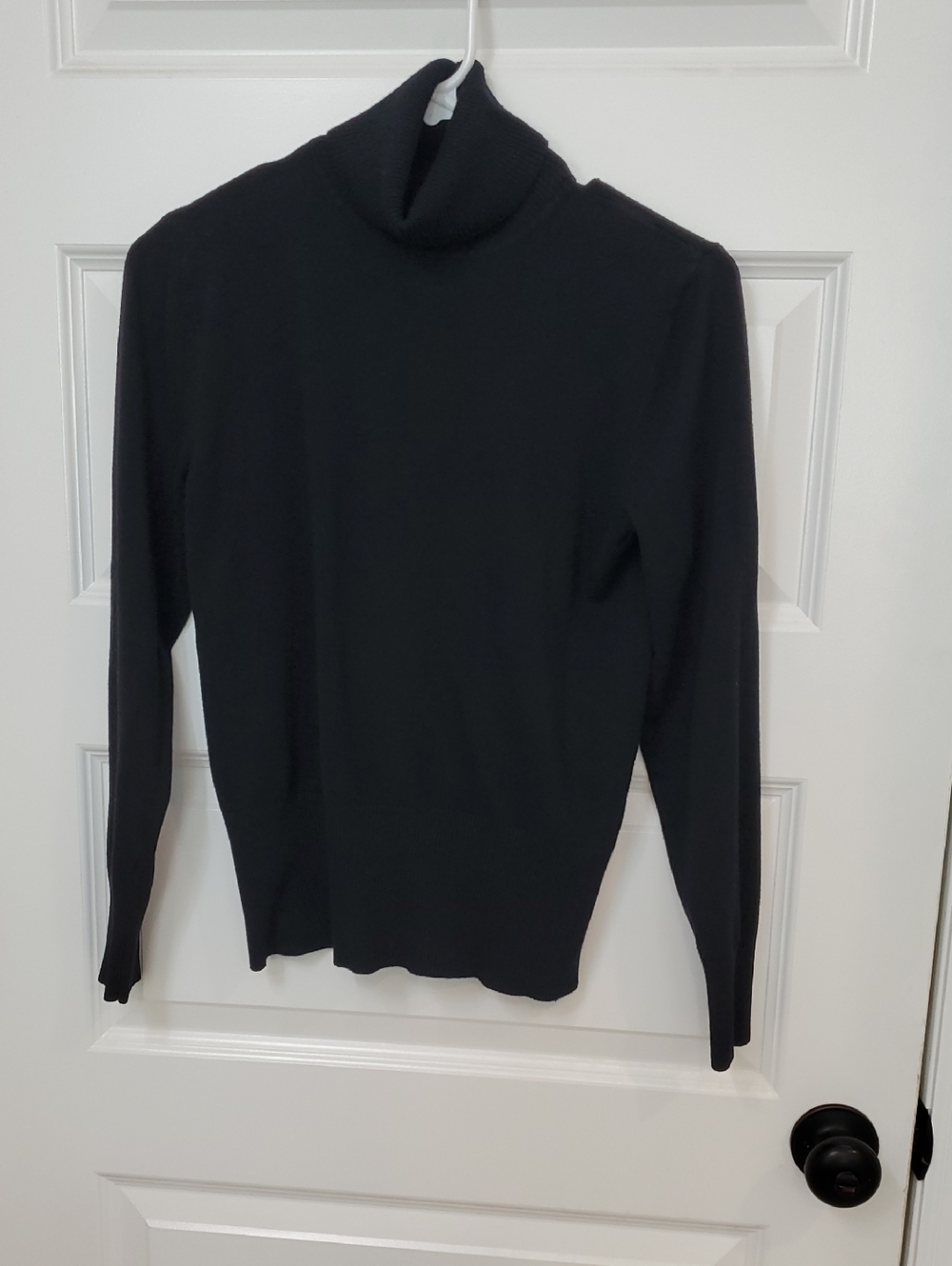 Apt. 9 Black Long-Sleeve Turtleneck Sweater